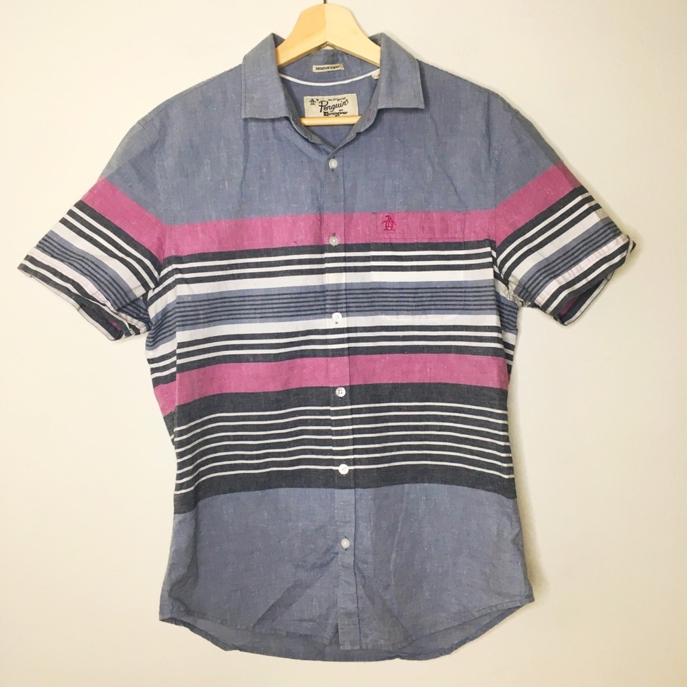 Penguin short sleeve button down